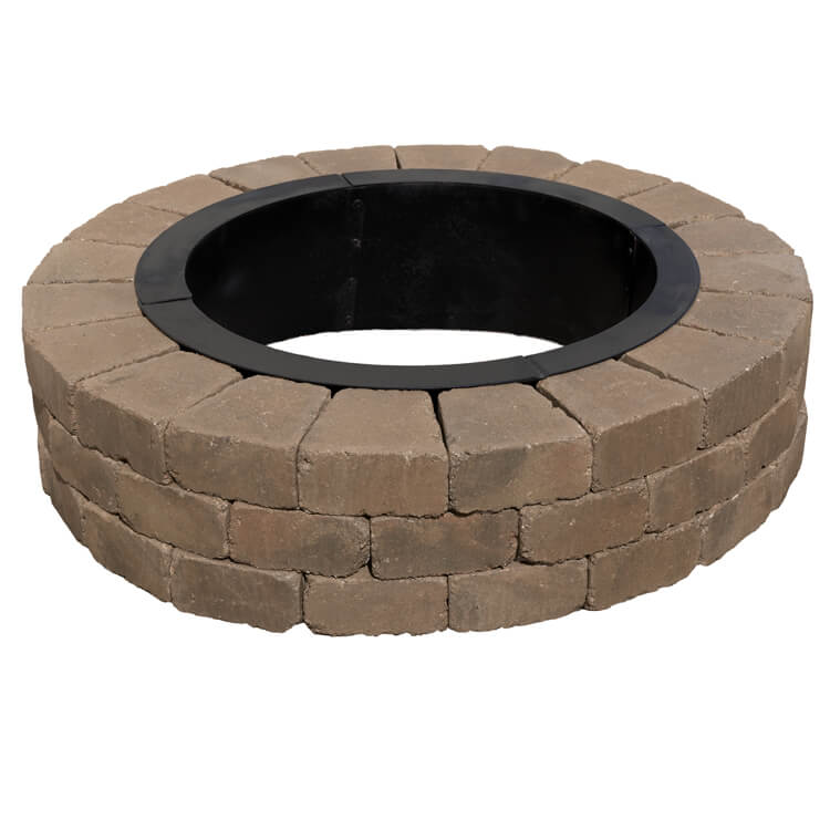 Mm Concrete Belgian Wedge Fire Pit, How Many Blocks For 48 Inch Fire Pit