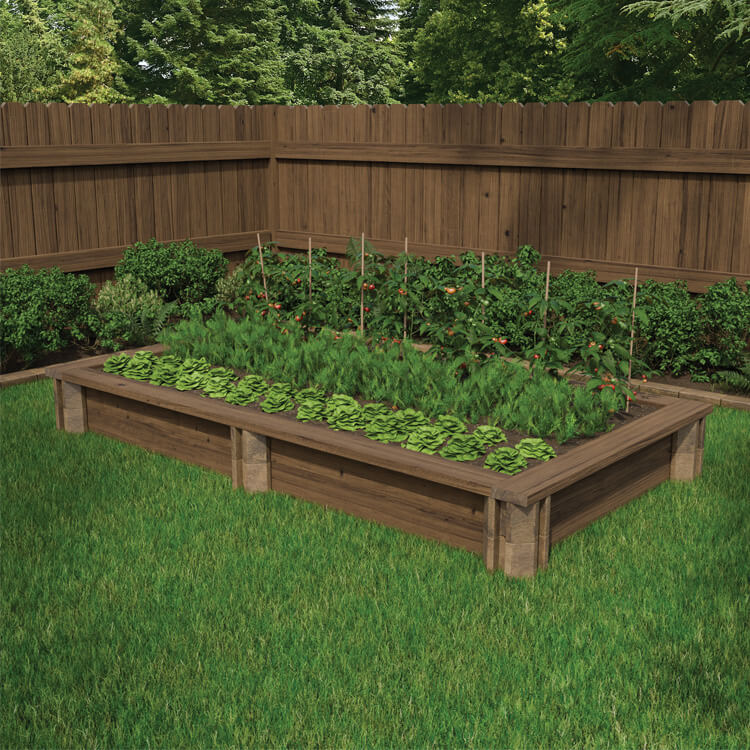 MM Concrete | 4' x 8' Raised Garden Bed