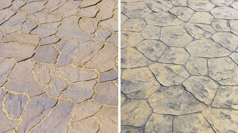 Paver Stones Vs Stamped Concrete Paver Stones Vs Stamped Concrete, Rubber Patio Pavers Menards