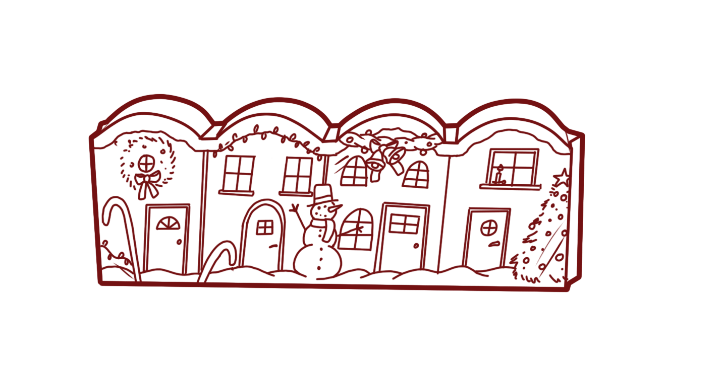MM Concrete | Scalloped Edger Winter Village